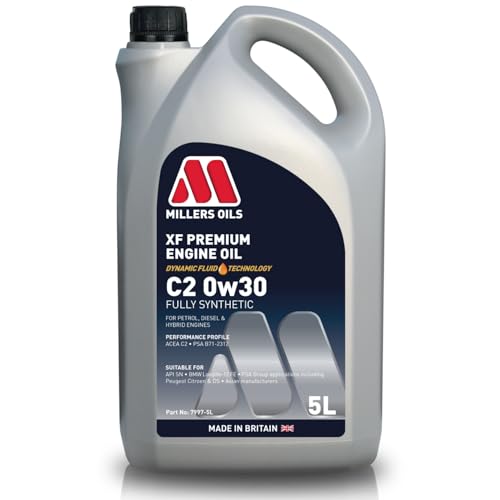Anti-Usure : Huile Moteur Millers Oils XF Premium 0W-30 ACEA C2 pour Vidange