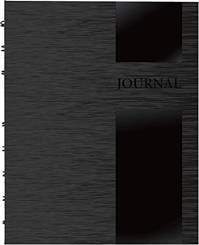 Blueline Lux Collection Dotted Journal, Black, Laminated And Spot Varnish Hard Cover, 9.25" X 7.25", 192 Pages (A6015.85) #TOP1