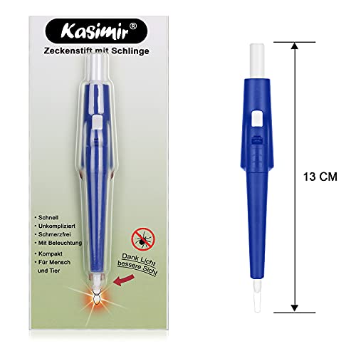 Kasimir Strumento per Rimuovere le Zecche con la