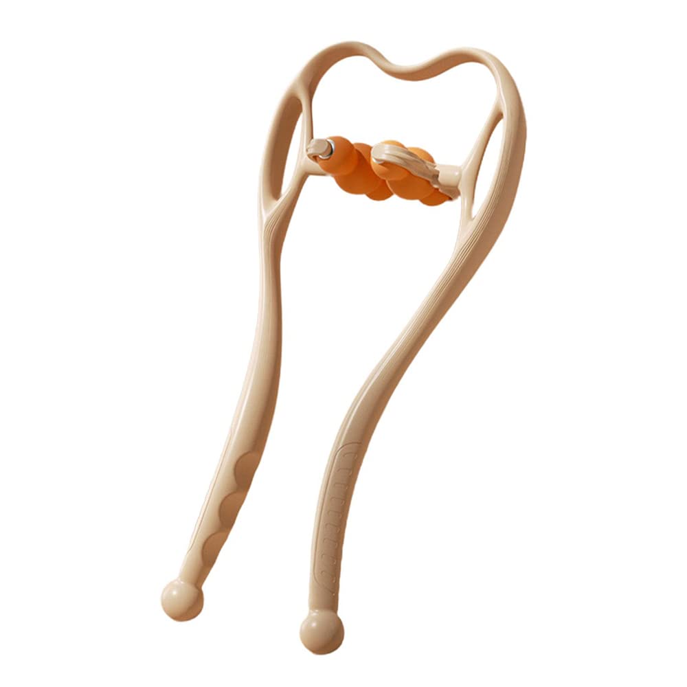 Multifunktionale Massagerolle Massage Der Gebärmutterhalswirbelsäule Schulter Nacken Clip Nacken Schmerzen Nacken Handbuch Clip Home Massagegerät,Orange