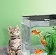 Zinueen Aquarium-Sprungschutz-Set, 8 Stück 30X30CM Aquarium Trennwand mit 6 Halterungen und 20 Kabelbindern, Kunststoffgitter Aquarienabdeckung, Aquariumzubehör Aquariumtrennwand