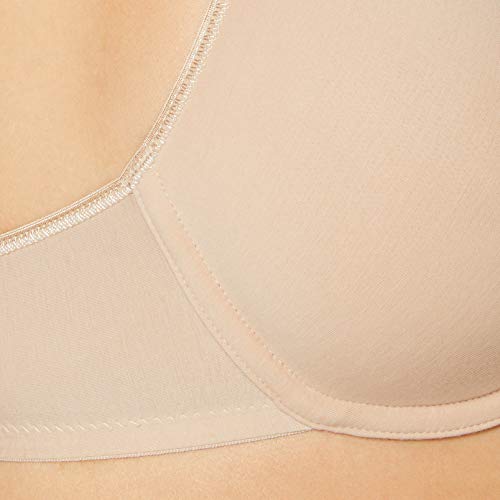 Hanro Women's Cotton Sensation Underwire Bra 71363, Beige, 34 B #TOP1