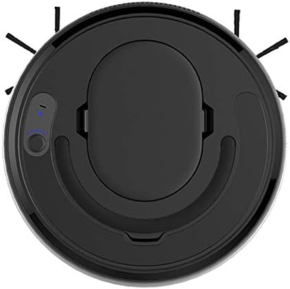 RENXRRobotic Vacuum Cleaner-Smart Robotic Vacuum,5.6cm Super-Thin,Sweeping and Mopping 3 in 1 Quiet Auto Sweeper for Hard Floors, Pet Hair,Carpets-2000Pa,Black