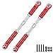 Aluminum Rear Suspension Links Kit Steering Linkage Turnbuckles and Camber Links for Arrma 1/8 Kraton/Notorious 6S BLX Upgrades Parts (Red)