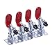 WSF-WUJIN, 4pcs GH-201A Bascule horizontale Pince à revente rapide Pinces à bascule Set 27kg Outil de pince à bascule verticale