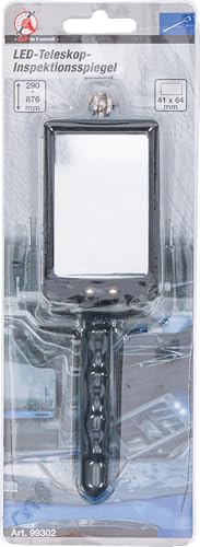 BGS Diy 99302 | LED-Teleskop-Inspektionsspiegel | 290-876 mm