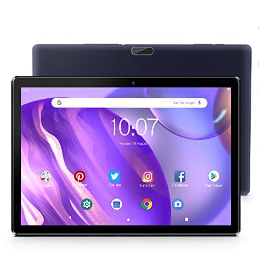 PRITOM Tablet 10 Inch Android 13 Phone Tablet 3G, SIM, 64GB Quad Core, (TF 512GB), 5000mAh Battery, 8MP Rear Camera, Support 3G Calls, WiFi, GPS, Bluetooth, USB Type C, Black