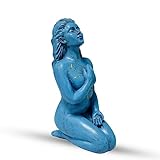 BEY-DMLS Reading Lady Statue, Decorative Female Figurine Thinker Aesthetic Sculpture, Bookshelf Desk Home Living Room Bedroom Modern Abstract Decor (Self Love)