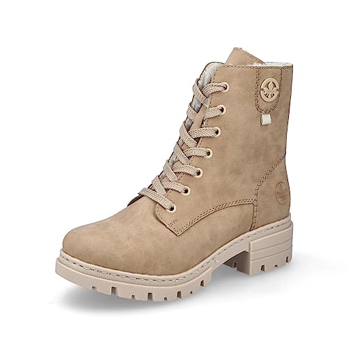 Rieker Damen Stiefel 76843-61 beige Gr. 40