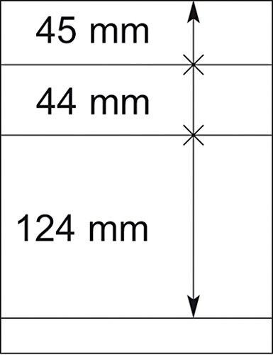 Feuilles neutres LINDNER-T 802305 pour protéger les timbres rares