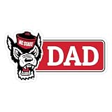 NC State Wolfpack Proud Dad Decorative Decal Officially Licensed Collegiate Product 3-Inches Wide