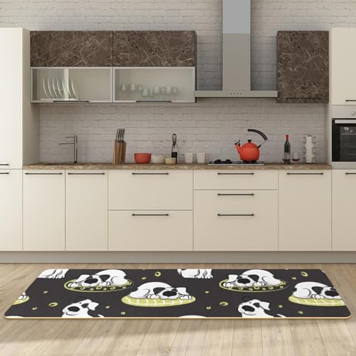 Alfombra de cocina lavable con estampado de perro para un suelo libre de manchas 3