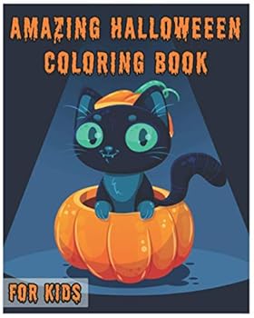 Paperback Amazing Halloween Coloring Book For Kids Book