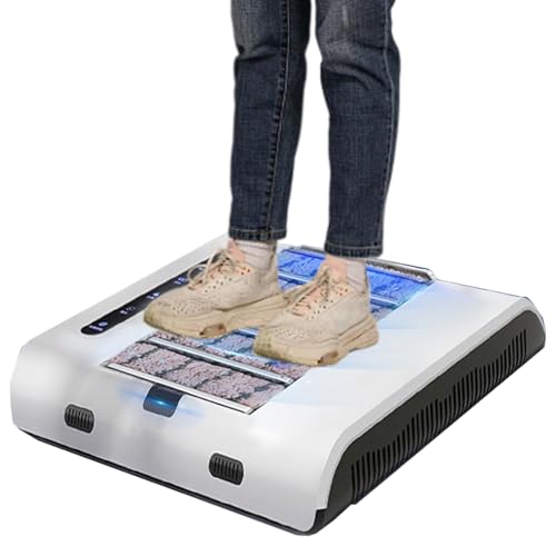 KYZTMHC Máquina automática de Limpieza de Suelas, máquina de Limpieza de Suelas de 260 RPM, pulidora de Zapatos, Limpieza sin Agua, para hoteles, Edificios comerciales