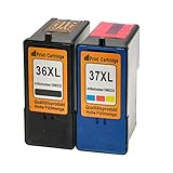 Lieferumfang: 1x Patrone Schwarz 18 ml, 1x Patrone Color 18 ml