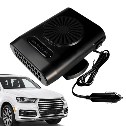 Calefactor Portátil para Coche | Desescarche de Parabrisas 12V/24V para Automóvil,Equipo De Calefacción Para Interior De Vehículo Parabrisas Camión En Temporada Invernal