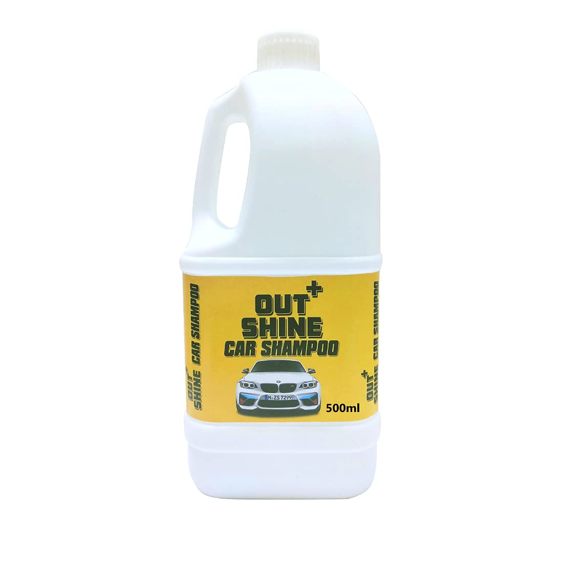 Outshine+ Premium Car Shampoo Concentrate 500 ML | pH Neutral Formula | For Bucket, Foam & Snow Foam Wash | Ultra Shine | Wax Finish | Spot Free Cleaning | Long Lasting Fragrance-picture-23