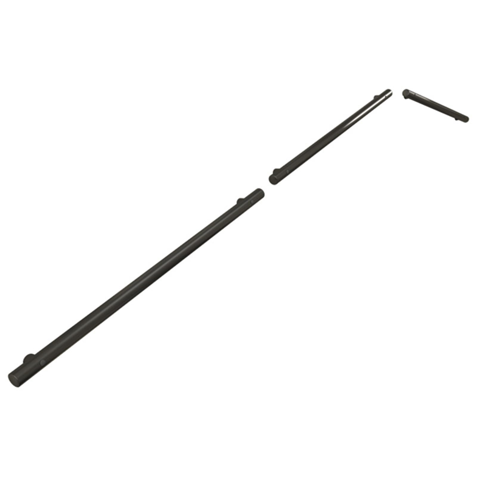 Escaliers et mezzanine sécurisés avec la rambarde acier 450 cm