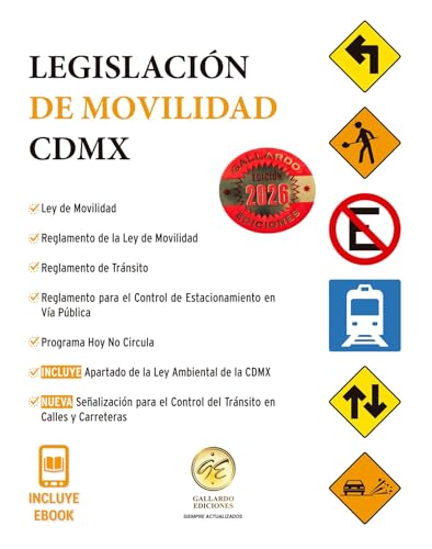 Opiniones y reviews de Móviles - 5 favoritos. 32 Legislación de Tránsito y Movilidad de la Ciudad de México 2026 (Edición Impresa + eBook): Ley de Movilidad, Reglamento de Tránsito y Disposiciones Vigentes