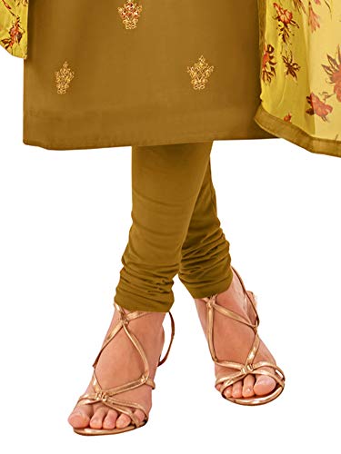 Image of AKHILAM Women's Chanderi Cotton Embroidered Unstitched Salwar Suit Material(Red 32DMK80 Parent)
