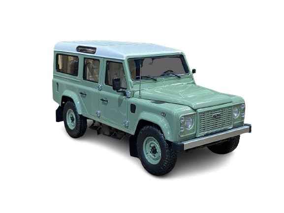 1/18 Diecast Heritage Green Land Rover Defender 110 Almost Real Model Car