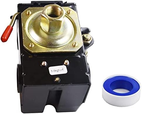 Generic Air compressor pressure automatic start switch 95-125 PSI 1 port,0.8MPA air pump accessories