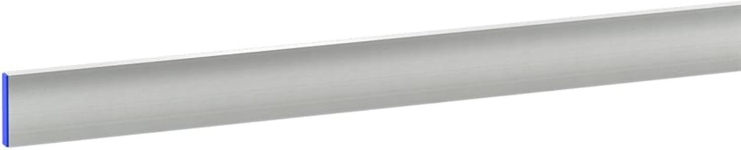 Bon Reinforced Aluminum H Screed – 3/4 in. x 4 in. x 4 ft. with Center Rib and Replaceable End Caps – Durable, Lightweight Concrete Leveling Tool