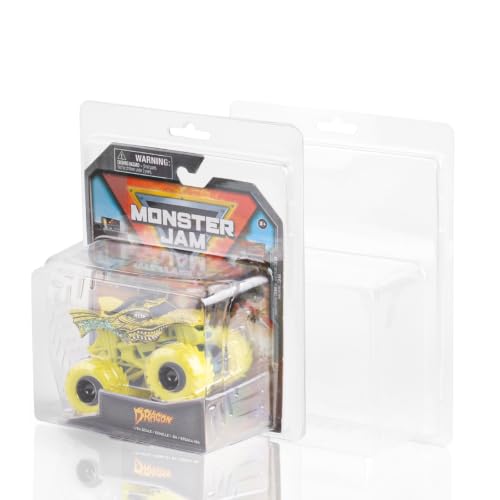 Baskiss 12 Pack Protective Cases for Monster Jam Monster Trucks 1:64 by Baskiss - Used condition - US$22.07