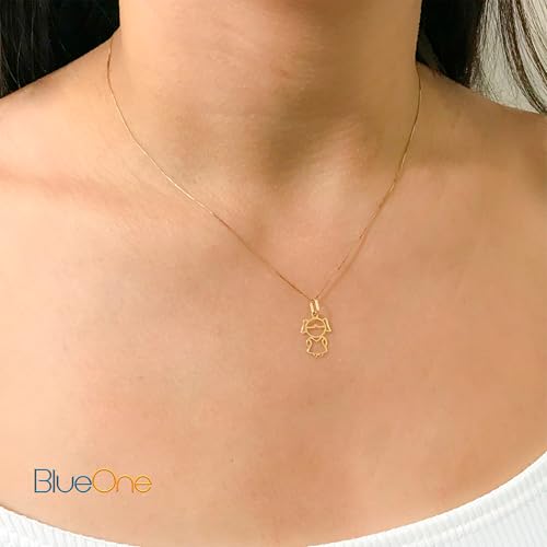 Pingente Feminino Menina Filha Vazado Ouro 18k 750 C/Estojo e Certificado