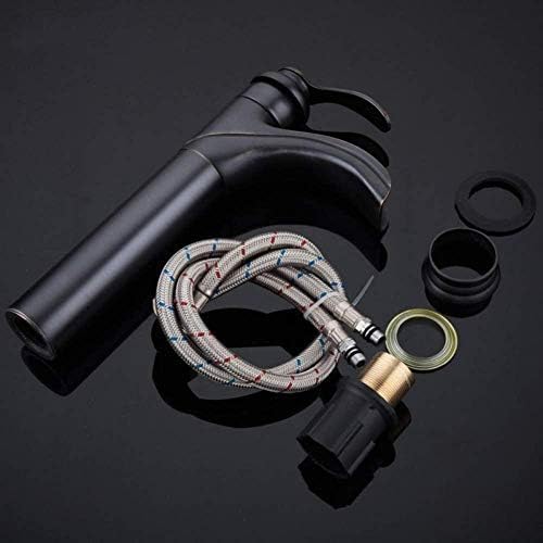 Robinets mitigeurs cascade noirs pour lavabo et bain moderne