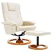 UnfadeMemory Relax Sillón Giratorio para TV de Salon con Reposapiés,Silla de Relax,Decoración...
