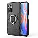 Produktbild TAUYN Hülle für Xiaomi Redmi Note 11 5G/Xiaomi Poco M4 Pro 5G, TPU/PC Stoßfest Schutzhülle mit 360 Ring Ständer, Hybrid Heavy Armor Hard Cover Case - Schwarz