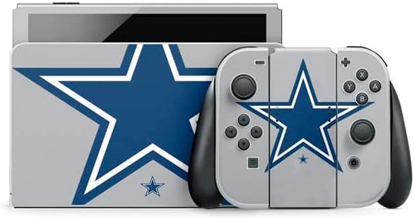 Skinit Decal Gaming Skin Compatible with Nintendo Switch OLED (2021) - Officially Licensed NFL Dallas Cowboys Design