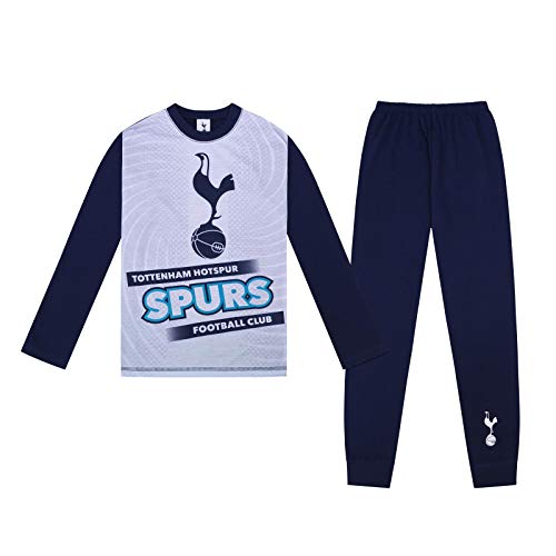 Image of Tottenham Hotspur FC Official Gift Boys Sublimation Long Pyjamas 3-4 Years Blue