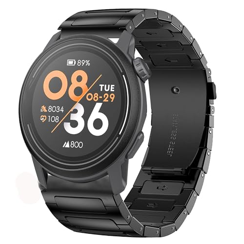 Bracelet Coros PACE 3 métallique 22 mm idéal pour le bureau et le quotidien