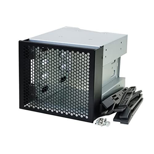 DIYEAH Rack De Disco Duro Multi De Bahías para Instalación y Excelente Disipación De Compatible con Expansión De Unidades Ópticas