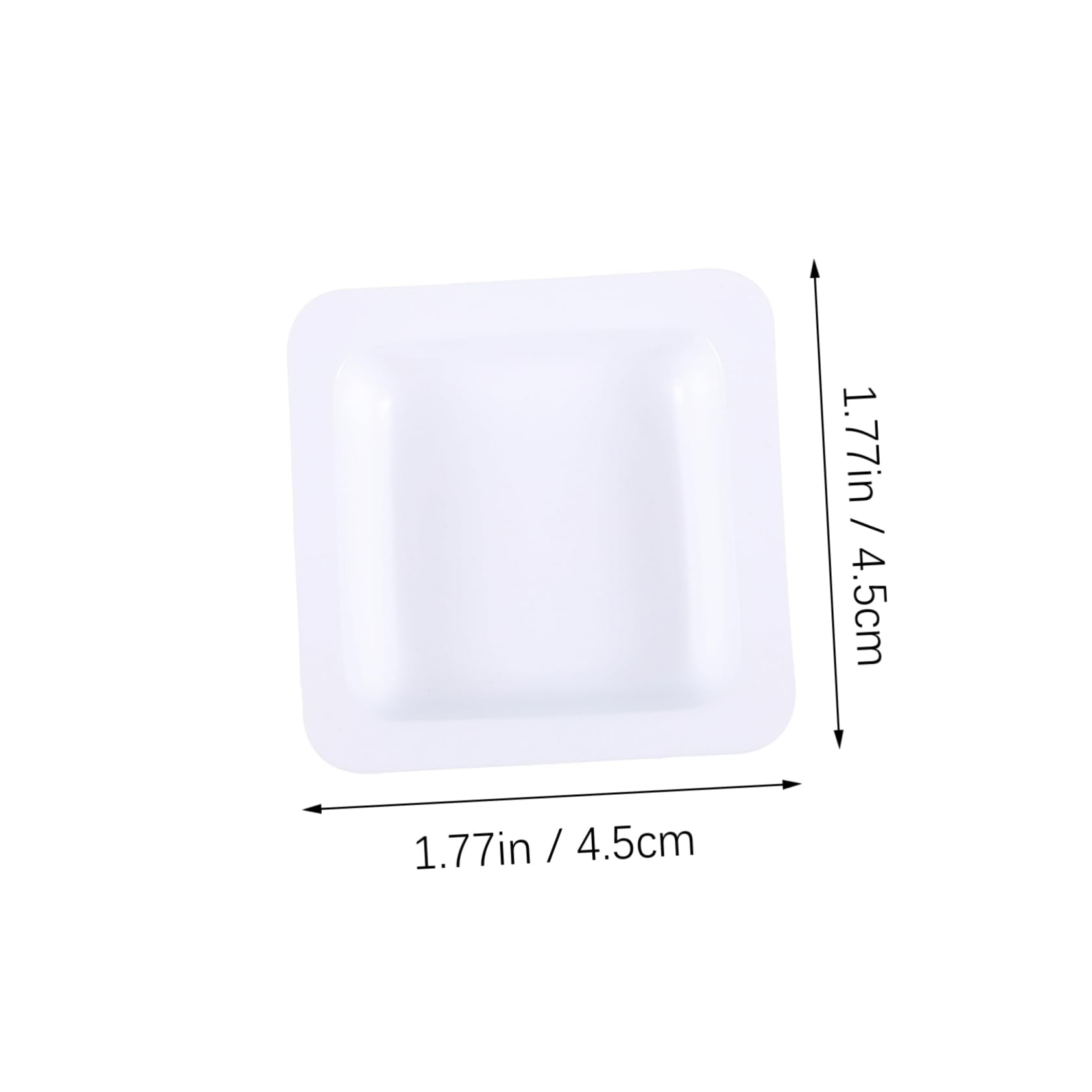 BELLIFFY 50pcs Weighing Pan Scale Pan Pans Laboratory Tray for Weighing Laboratory Weighing Measuring Tray Scale Tray Chemistry Weight Boat Cooking Scale Boat Weighing Boats White Plastic