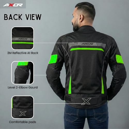 Axor Cruise 2 Black Neon Yellow Jacket M - Image 5