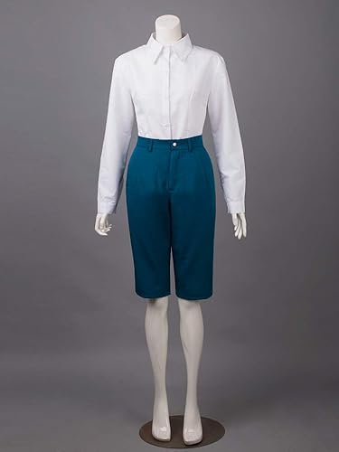 Miniatura 4 de Cosfun Disfraz de cosplay de anime, traje de uniforme azul para Halloween mp003218