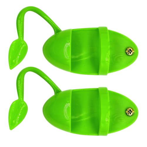 BAZEITFLOW 2pièces Supports De Nourriture pour Perroquets Racks De Nourriture Accessoires pour Oiseaux Vert