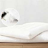 Dovishire Ultra Thin Pillow 2 cm for Adults, Pink Low-Loft Flat Pillow, Soft Cotton Slim Cushion for Back & Stomach Sleepers, Breathable Lightweight Single Pack (White) - Image 2