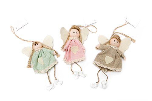 6 pz BAMBOLINA DECORATIVA 943341 VARI COLORI