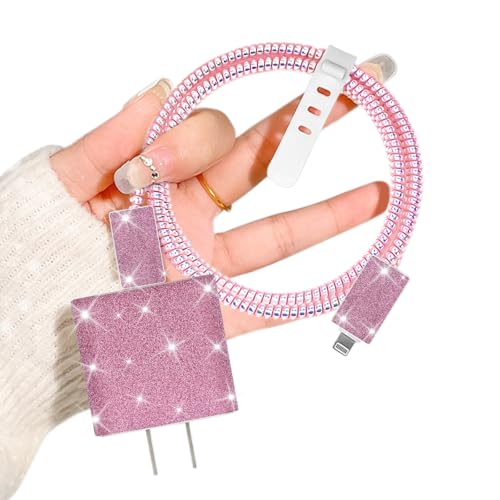 Protection de charge de téléphone haut de gamme rose translucide