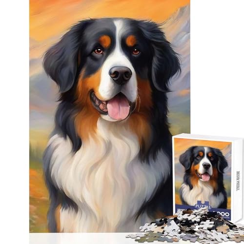 Puzzle per cani adulti da 1000 pezzi gioco di problem solving di livello professionale hobby affascinante per i momenti di svago (38x26cm)