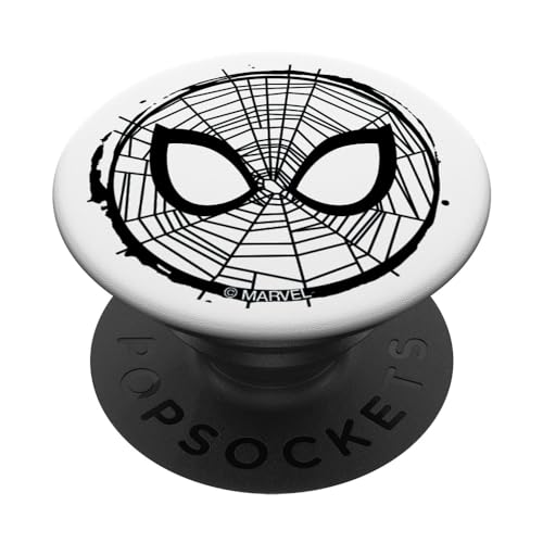 Marvel Spider-Man Mask Sketch PopSockets PopGrip Interchangeable