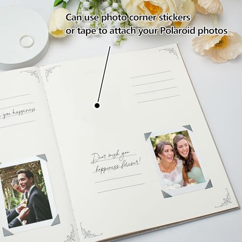 image for Vienrose Wedding Guest Book Polaroid Guest Book Photo GuestBook Sign i