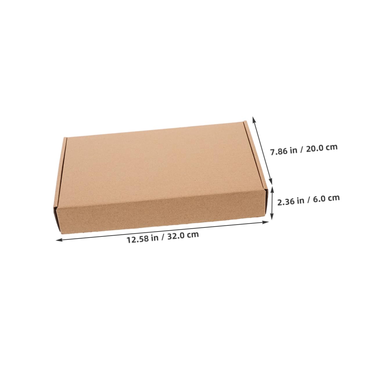 jojofuny 20 Piezas Cajas de Envío Vacías para Embalaje Cajas de Papel Corrugado para Mudanza para Paquetería Suministros de Embalaje para Buzón de Cartón