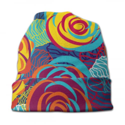 ALALAL-Art-Beautiful-Colorful-Painting-Men-Knit-Hat-Skull-Beanie-Cap-Ladies-Knit-Beanie-Skull-Beanie-Cap-3D-Printed-Adult-Comfortbale-Soft