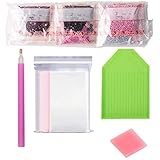 ONEST 2 Packs DIY 5D Diamond Painting Set, Full Drill Diamond Embroidery Dotz Kit Home Wall Decor - 12 x 16