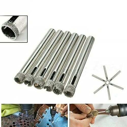 NUSHKI 10Pcs 6mm Brocas Diamantadas para Mármol miniatura 2
